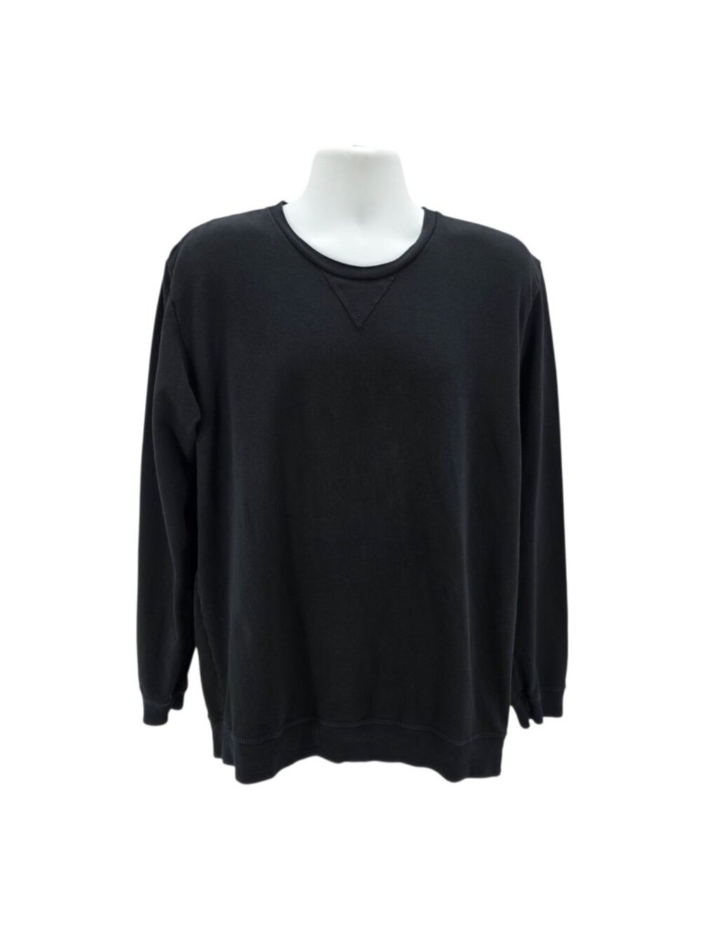 Goodlife Mens XL Sweatshirt Black Crewneck Long Sleeve Pullover Stretch USA